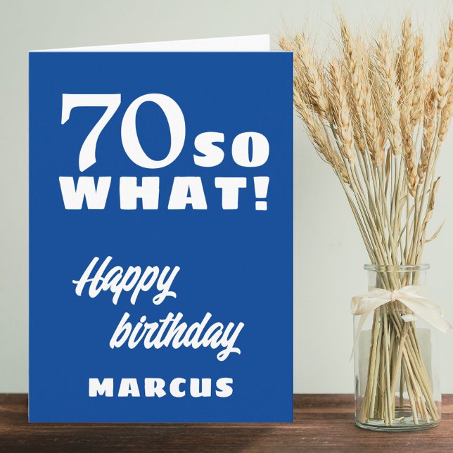 70 så vad Roligt Citat Typografi 70-årsdag  Kort (Skapare uppladdad)