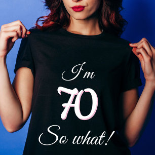 70, så vilken notering 70:e födelsedag t shirt