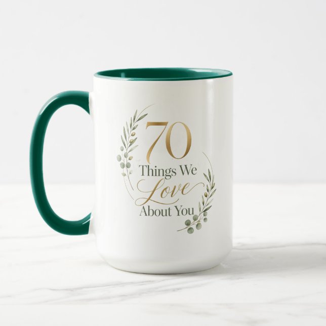 70 saker vi älskar med mamma mugg (Vänster)
