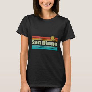 70-tal 80-tal Surfing Kalifornien Ca San Diego T Shirt