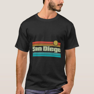 70-tal 80-tal Surfing Kalifornien Ca San Diego T Shirt