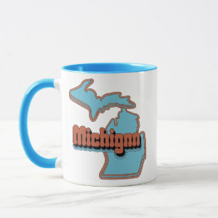 70-tal Retro Michigan Vintage Coffee Mugg
