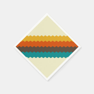 70-tal Retro mönster Pappersservett