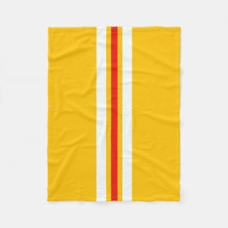 70-tal Retro Stripe Rand Fleecefilt