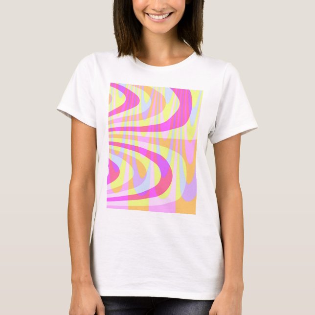 70-tal virvlar runt t-shirt (Framsida)