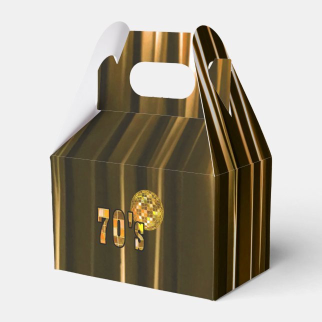 70-talet Disco Party Presentaskar (Framsidan Sidan)