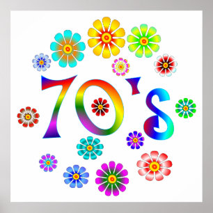 70-talet Kärlek Poster