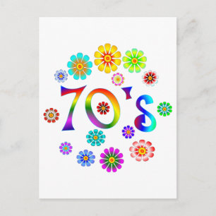 70-talet Kärlek Vykort