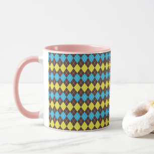 70-talet Scottish Tartan-Mönster Mugg