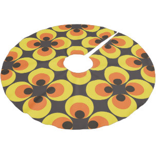 70-talet Tapet Julgransmatta Borstad Polyester