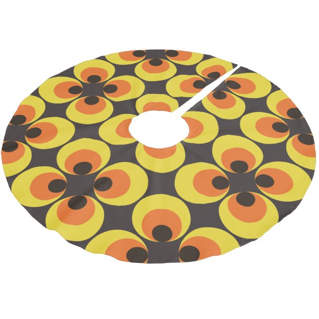 70-talet Tapet Julgransmatta Borstad Polyester (Vinklad)