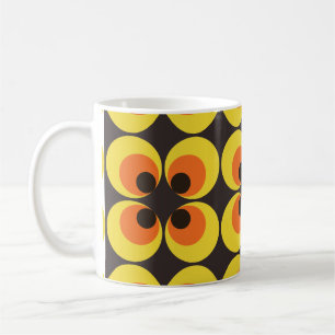 70-talet Tapet Kaffemugg