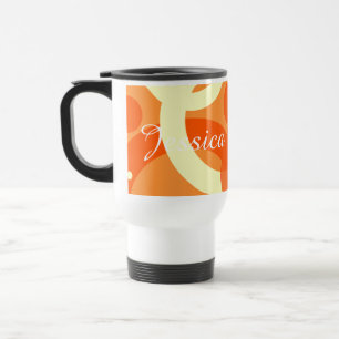 70-talets Aestetisk Orange Swirl Resemugg