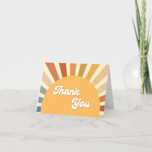 70-talets Bohemian Shower Boho Sunshine Tack Kort
