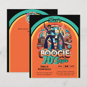 70-talets Boogie Retro Disco Dancing Födelsedagsfe