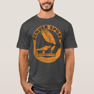 70-talets Denver Spurs Distress-Vintage Aestesisk T Shirt