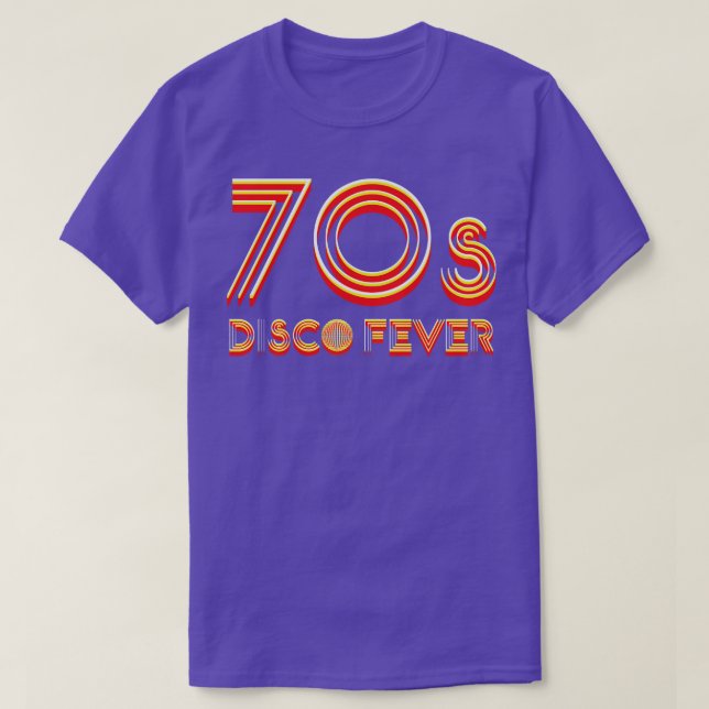 70-talets Disco Fever T Shirt (Design framsida)