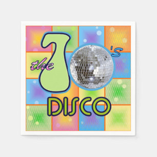 70-talets Disco Pappersservett