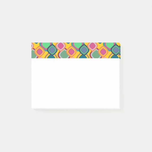 70-talets Färg Post-it Block (Framsida)