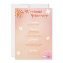 70-talets Flower Power Disco Sistamin-damen Itiner