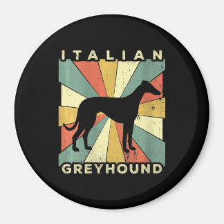 70-talets gåva till kvinnor med italian greyhound  magnet