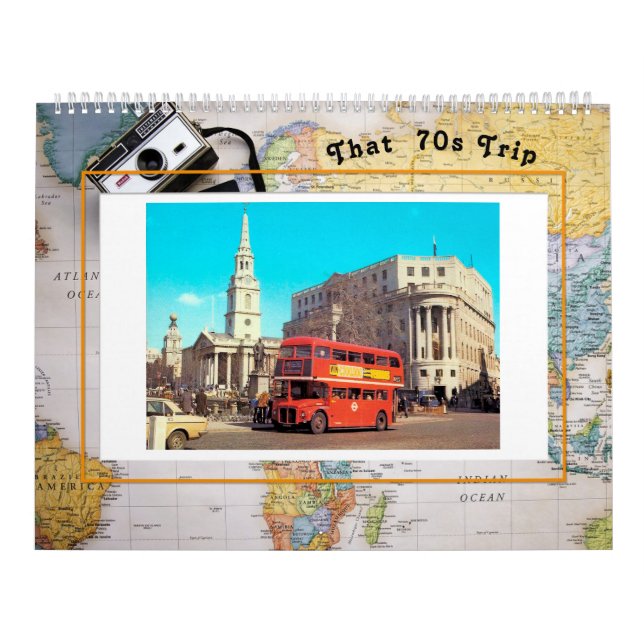 70-talets kalender i Resa (Omslag)