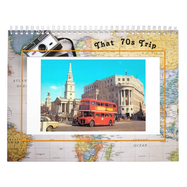 70-talets kalender i Resa (Omslag)