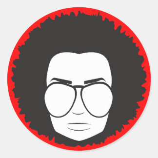 70-talets kille runt klistermärke