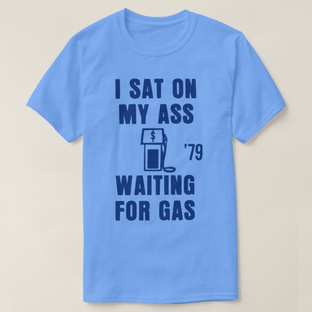 70-talets knapp för energikris vid gasbrist t shirt (Design framsida)