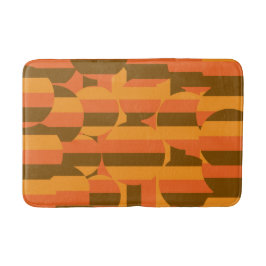 70-talets medelårshöglekskonst badrumsmatta