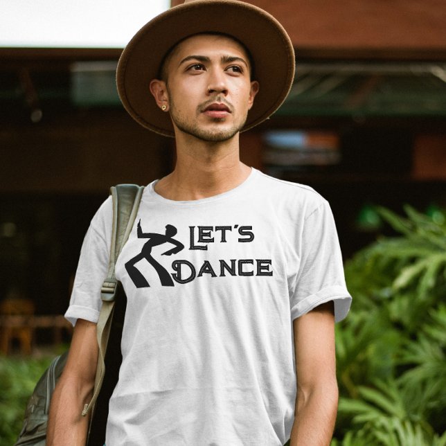 70-talets retro Disco Music Vibes Låt oss dans T Shirt (Skapare uppladdad)