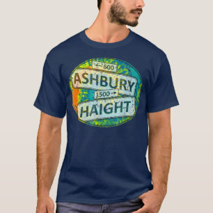 70-talets Retro Flower Power Haight Ashbury-signat T Shirt