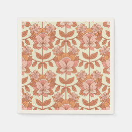 70-talets Retro Inspired Bröllop Pappersservett