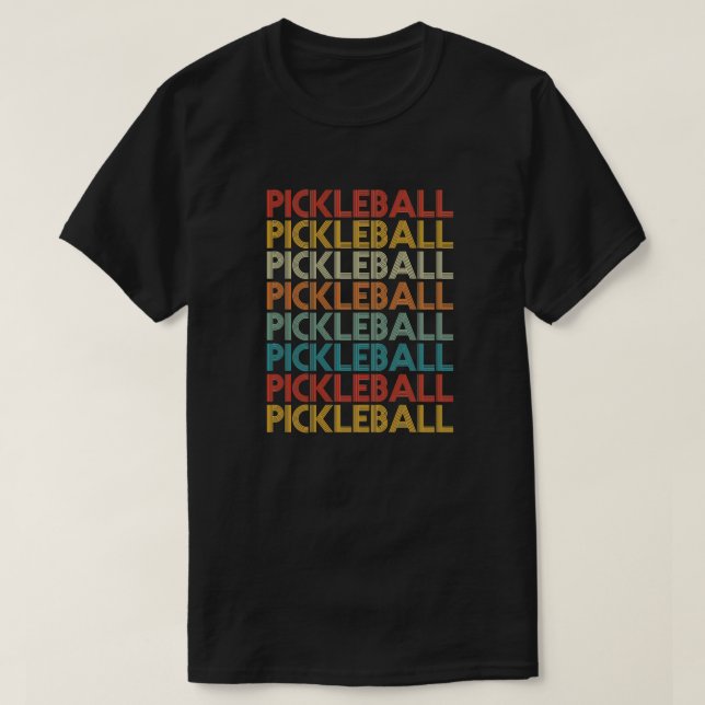 70-talets Retro Pickleball Paddleball-sport Mamma  T Shirt (Design framsida)