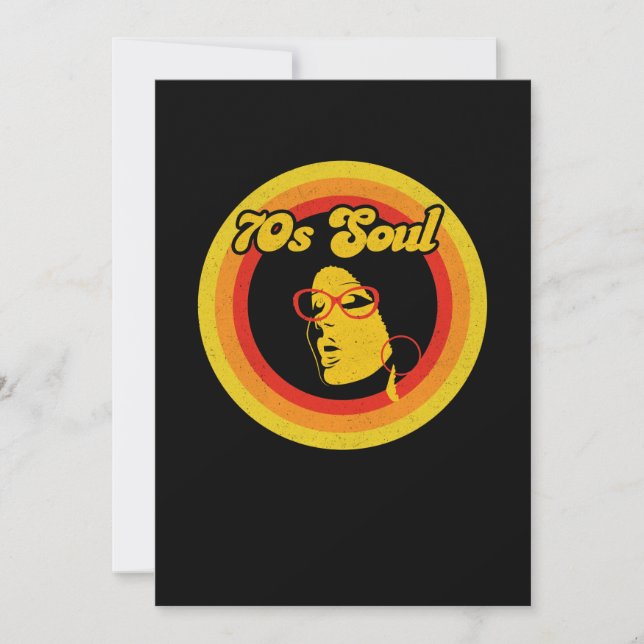 70-talets Retro Soul Music Gerne Soul Music Spara Datumet (Framsida)