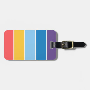 70-talets Retro Stripe-Rand Bagagebricka