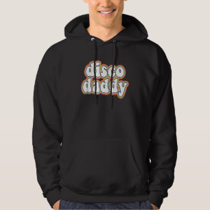 70-tals Disco Pappa 1970 Kostymer För Män Hoodie