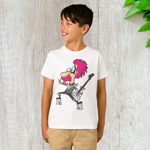 70-tals Glam Rock Stjärna Rosa Mohawk Punk Musiker T Shirt