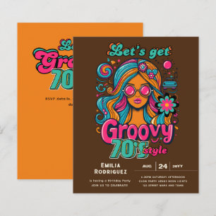 70-tals Groovy Boogie Retro Disco Födelsedagsfest