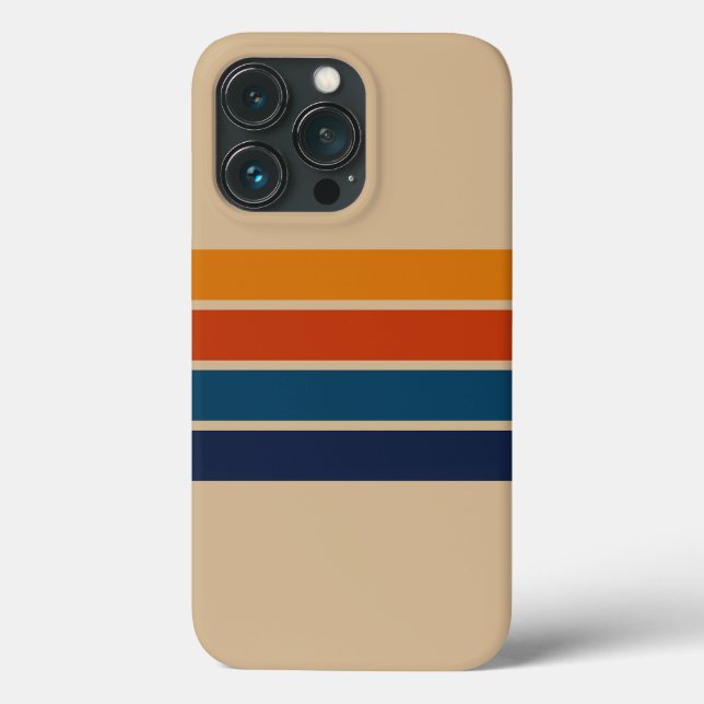70-tals Retro iPhone 13 Pro-fodral (Baksida)