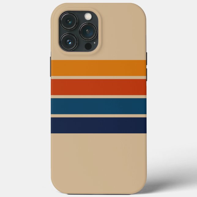 70-tals Retro iPhone 13 Pro Max-fodral (Baksida)