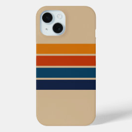 70-tals Retro iPhone 15-fodral