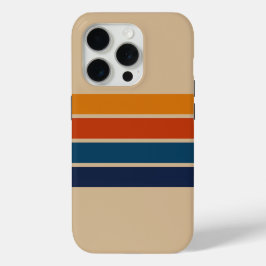 70-tals Retro iPhone 15 Pro-fodral