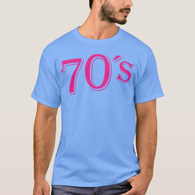 70-tals Retrokläder Jag älskar 70-talet T Shirt (Framsida)