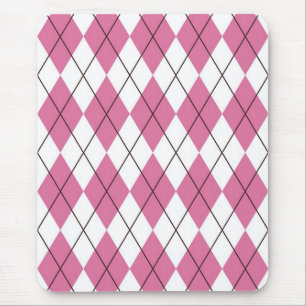 70-tals Tartan-mönster Rosa Musmatta