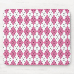 70-tals Tartan-mönster Rosa Musmatta
