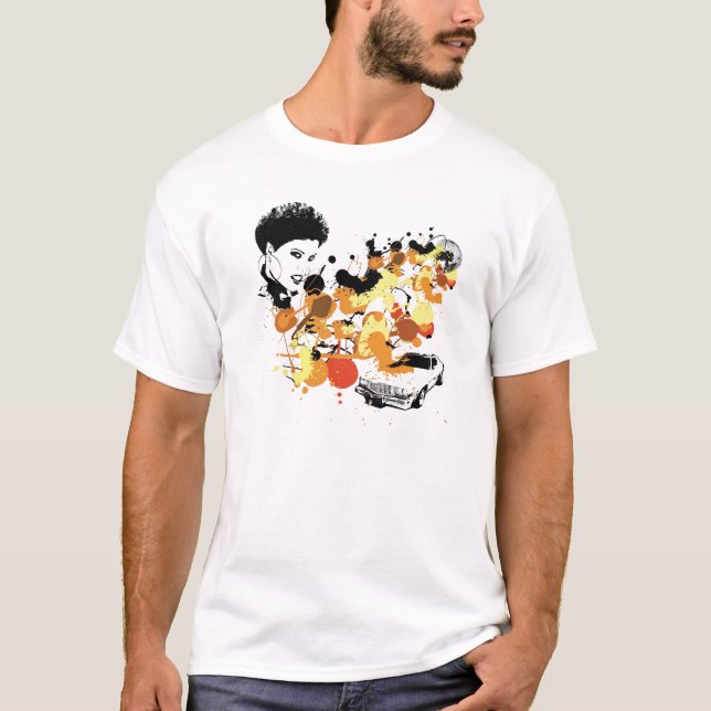 70-talSWAGGER, 70-talUTSLAGSPLATS Tee Shirt (Framsida)