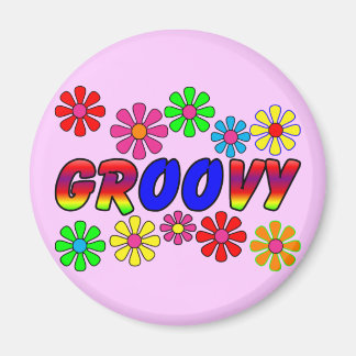 70-tums PowerGattar för Retro-blomma i Groovy Magnet