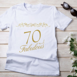 70 Uppsåtligt prydnadsföremål 70:e födelsedagsgäst T Shirt