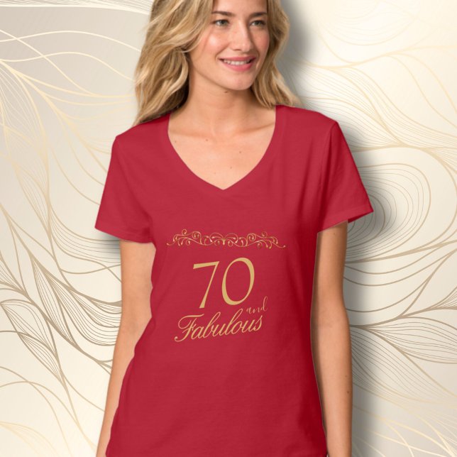70 Uppsåtligt prydnadsföremål 70:e födelsedagsgäst T Shirt (Skapare uppladdad)